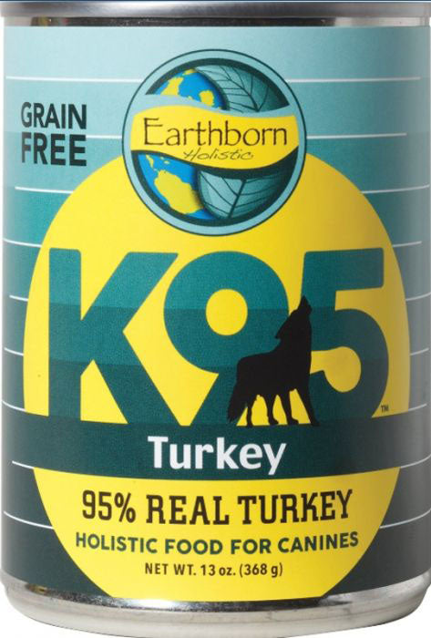 Earthborn Holistic k95 Grain Free Dog Food, Turkey, 13 oz - Canned