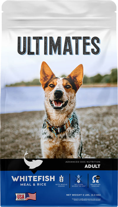 Ultimates Advanced Nutrition Dog Food, Fish/Rice, 5 lb - Dry