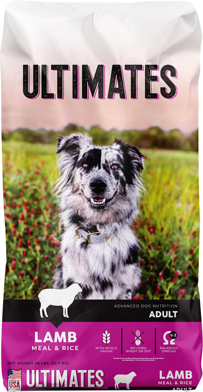 Ultimates Advanced Nutrition Dog Food, Lamb/Rice, 28 lb - Dry