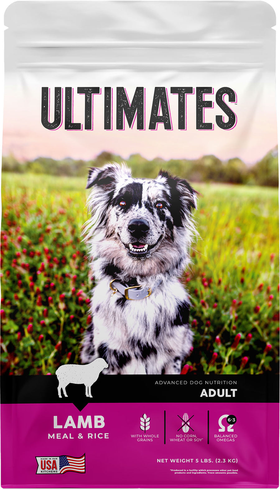 Ultimates Advanced Nutrition Dog Food, Lamb/Rice, 5 lb - Dry
