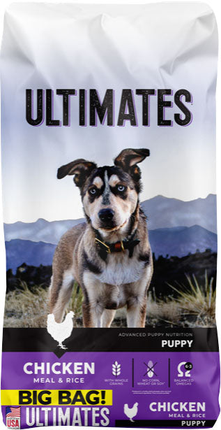 Ultimates Advanced Nutrition Puppy Food, Chicken/Rice, 40 lb - Dry
