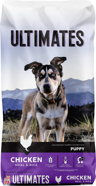 Ultimates Advanced Nutrition Puppy Food, Chicken/Rice, 28 lb - Dry