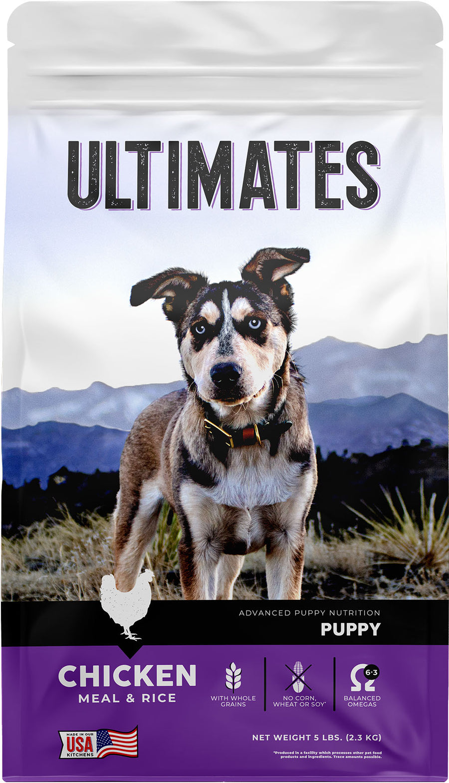 Ultimates Advanced Nutrition Puppy Food, Chicken/Rice, 5 lb - Dry