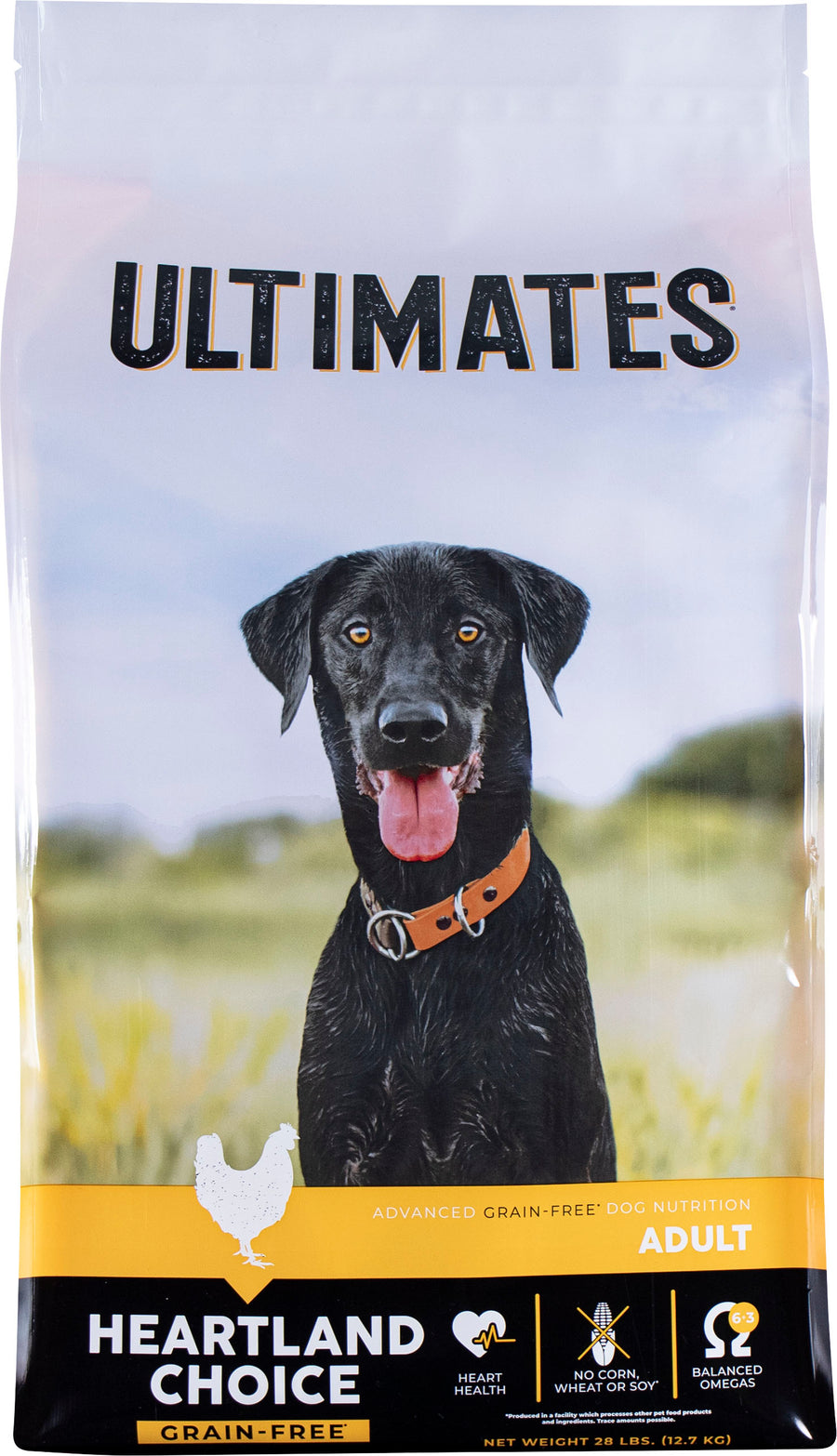 Ultimates Heartland Choice Grain Free Dog Food, Chicken, 28 lb - Dry