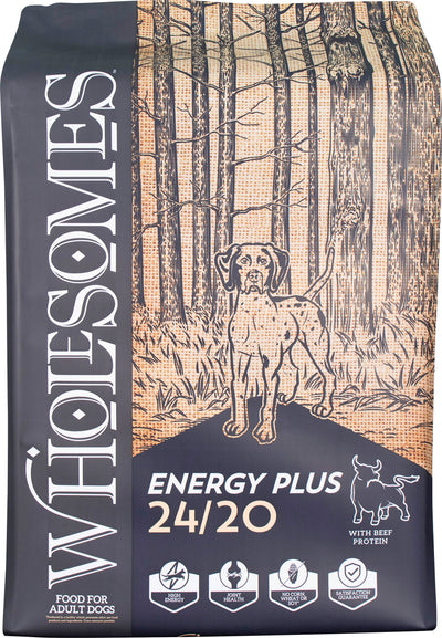 Wholesomes Energy Plus Dog Food, Beef, 40 lb - Dry