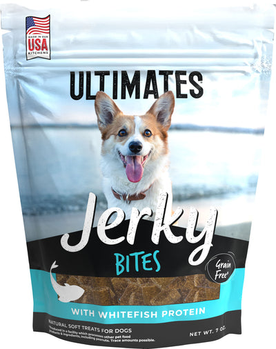 Ultimates Jerky Bites, Whitefish, 7 oz - Soft Treats