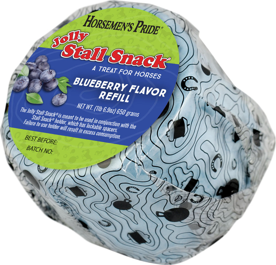 Horsemen's Pride Jolly Stall Snack Refill, Blueberry, 22.9 oz - Treats