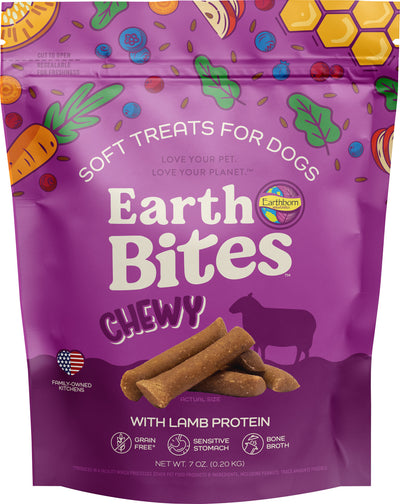 Earthborn Holistic Earthbites Grain Free Bites, Lamb, 7 oz - Soft Treats