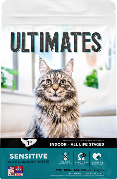 Ultimates Advanced Nutrition Cat Food, Salmon, 12.5 lb - Dry