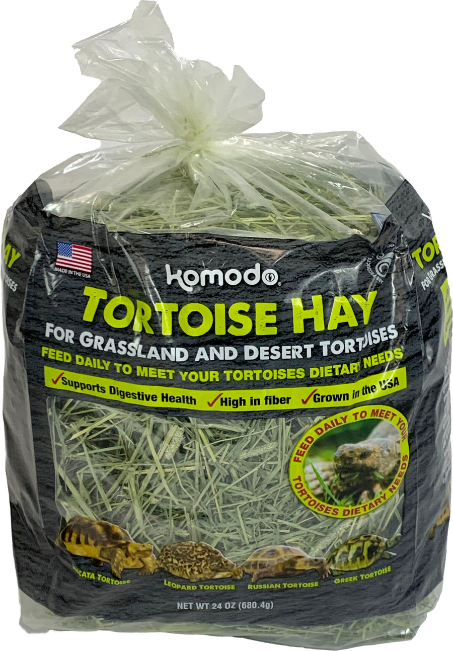Komodo Tortoise Hay, Natural, 24 oz - Turtle/Tortoise