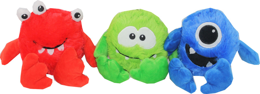 Multipet Plush Monsters W/LG Squeaker, 9 in