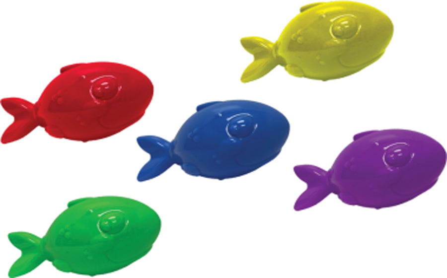 Multipet Ruff Enuff Lobberz Rubber Fish, 7 in