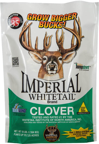 Imperial Whitetail Clover, 18 lb - Seed-Spring