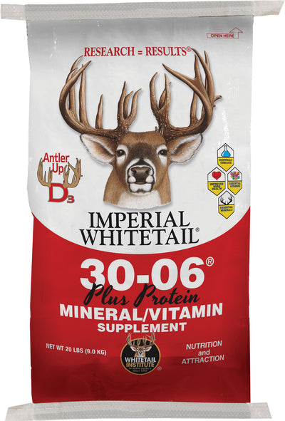 Imperial Whitetail 30-06 Plus Protein, 20 lb - Additives