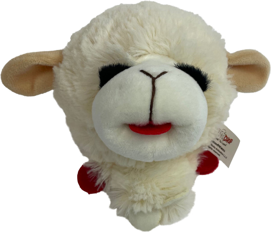 Multipet Lamb Chop Knobby Noggins, White, SM - Plush