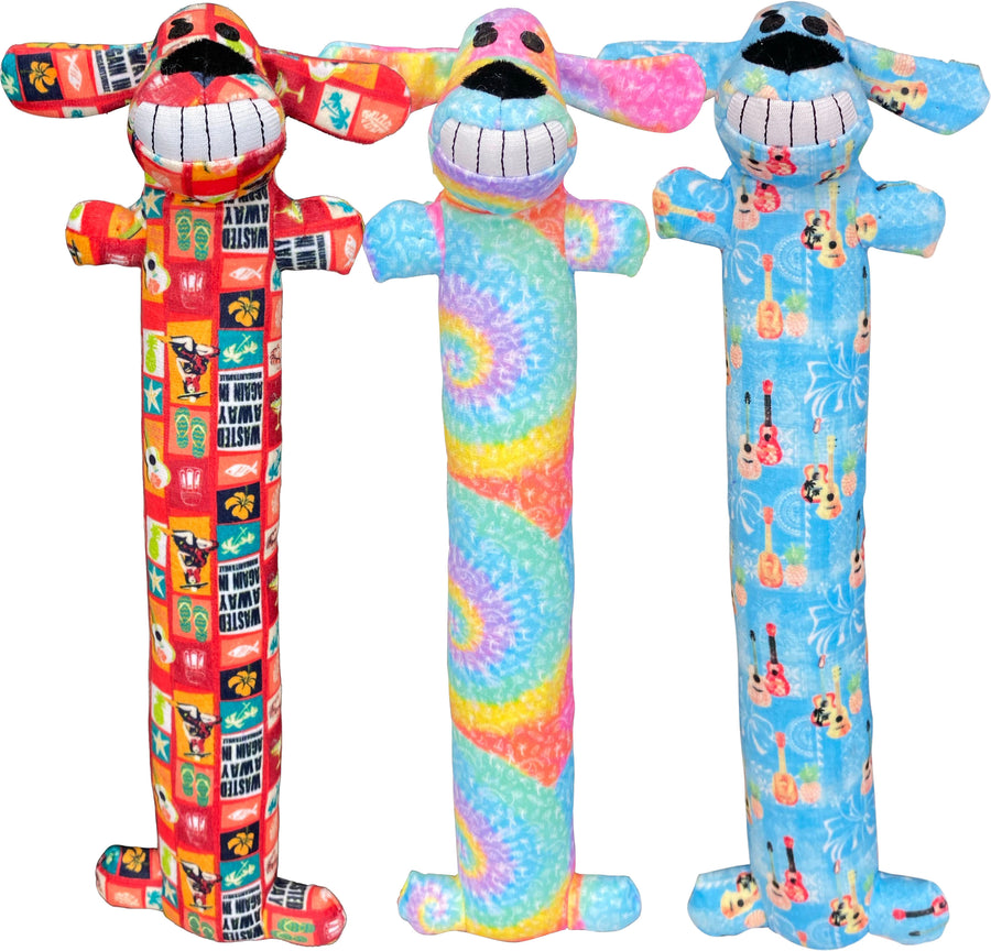Multipet Margaritaville Loofa Dog Toys, Assorted, 12 in - Plush