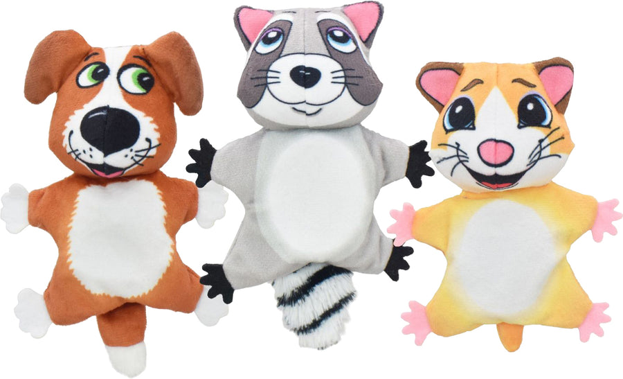Multipet Sidekix W/Catnip by Fuzzu, Assorted, 5 in