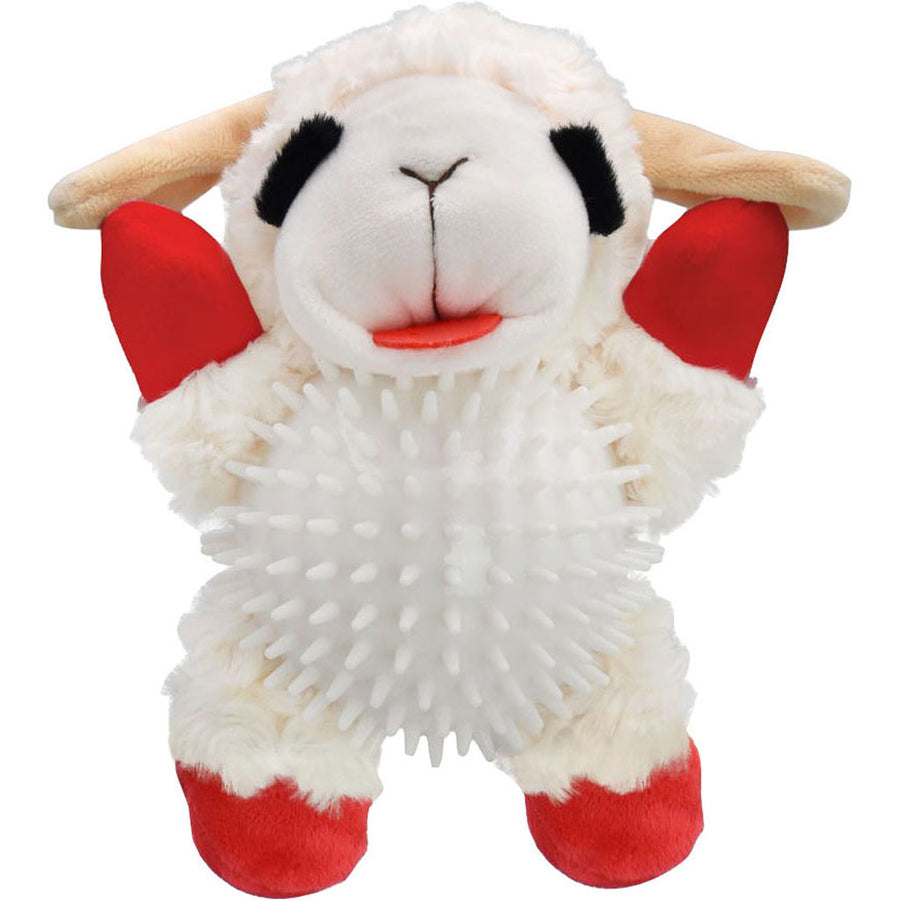 Multipet Lamb Chop Spikey Ball Dog Toy, MD - Plush