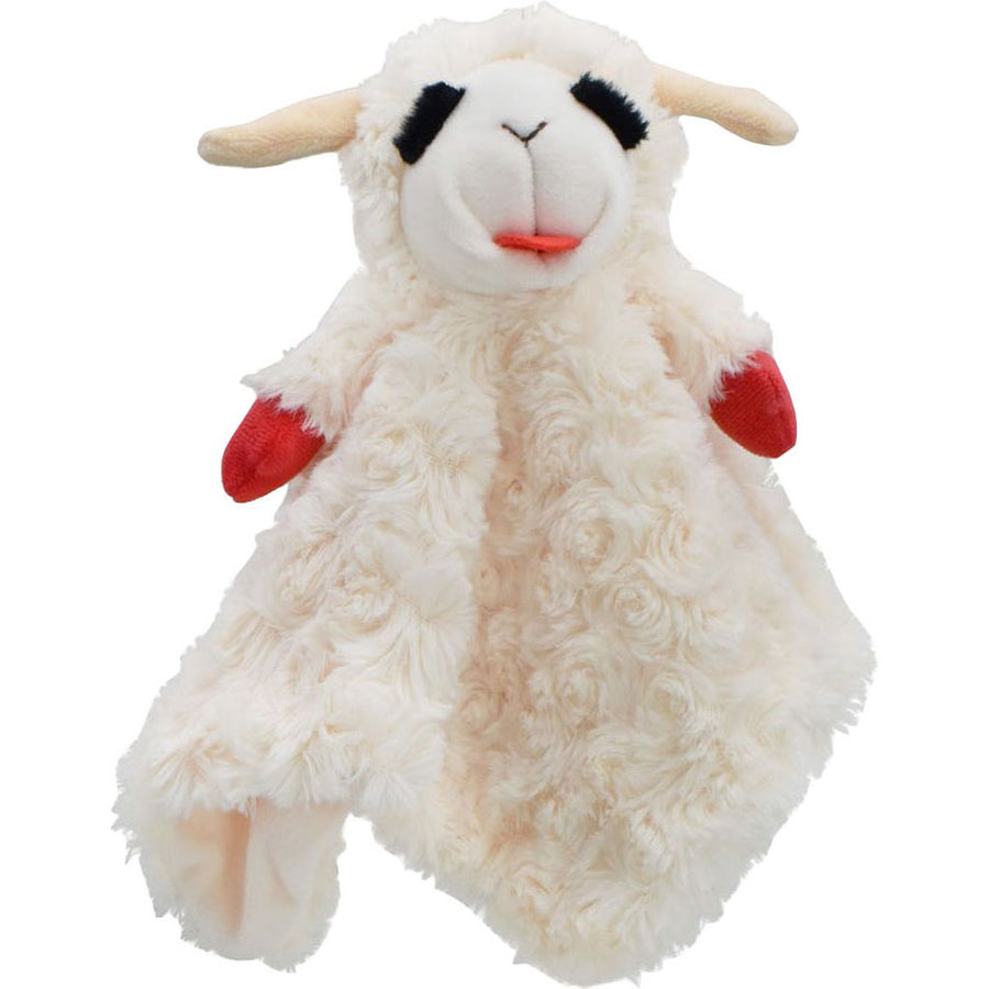 Multipet Lamb Chop Blankie Dog Toy, MD - Plush