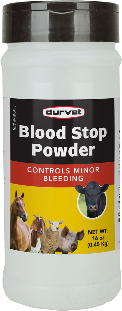 Durvet Blood Stop Powder, 16 oz - Liquid