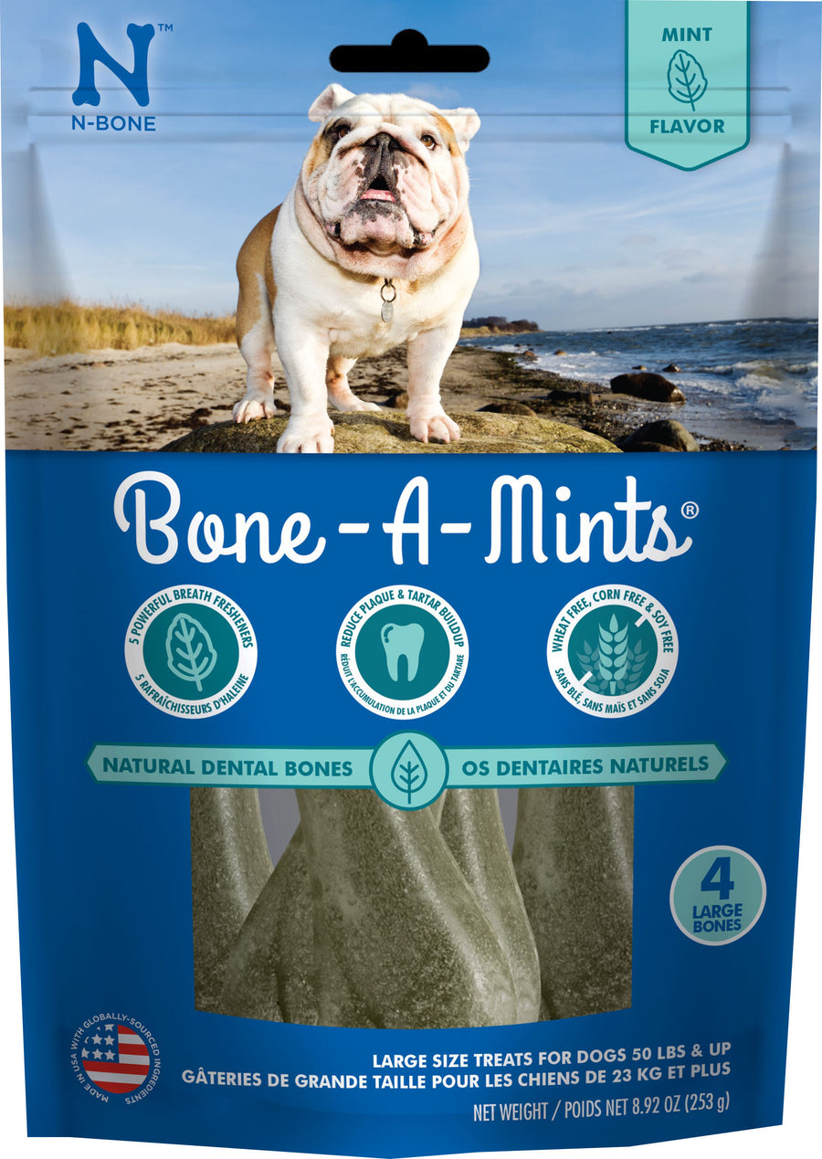 N-Bone Bone-A-Mints, Mint, LG - 4 ct - Dental Care