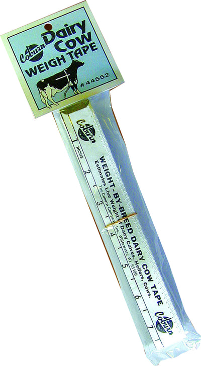 Coburn Weigh-By-Breed Dairy Weigh Tape, 108 in - Weight Tapes