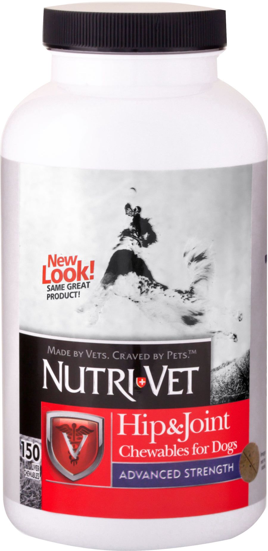 Nutri-Vet Hip & Joint Adv Strength Chews for Dogs, Liver, 150 ct - Joint Care