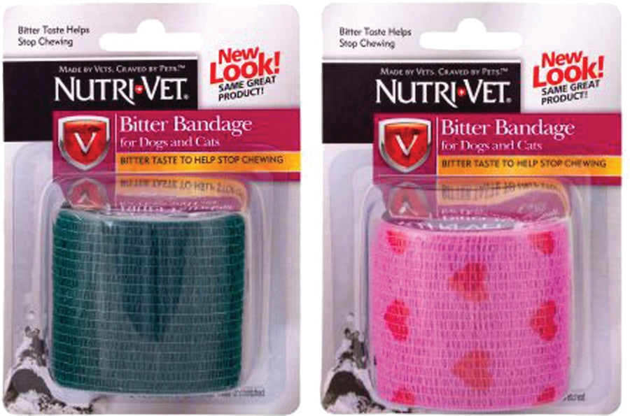 Nutri-Vet Bitter Bandage for Dogs & Cats, Assorted, 2 in - Wound Care