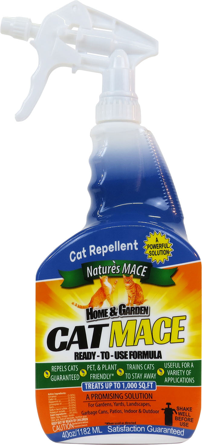 Nature's Mace Cat Repellent RTU, 40 oz - Repellents: Dog/Cat