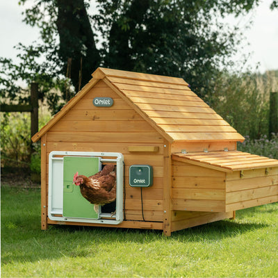 Omlet Smart Automatic Chicken Coop Door, Green - Coop Doors