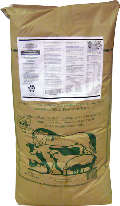 St. Gabriel Diatomaceous Earth Food Grade, 50 lb - Coop