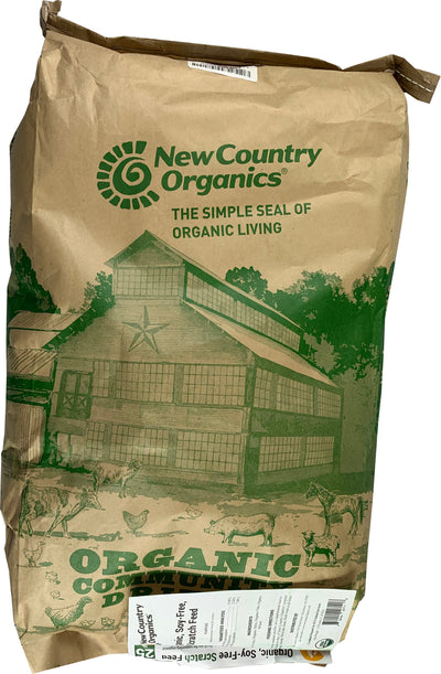 New Country Organics Organic Soy Free Scratch, 25 lb - Scratch Feed