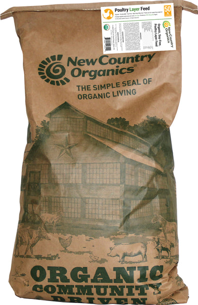 New Country Organics Organic Soy Free Layer Classic Grind, 50 lb - Layer Feed