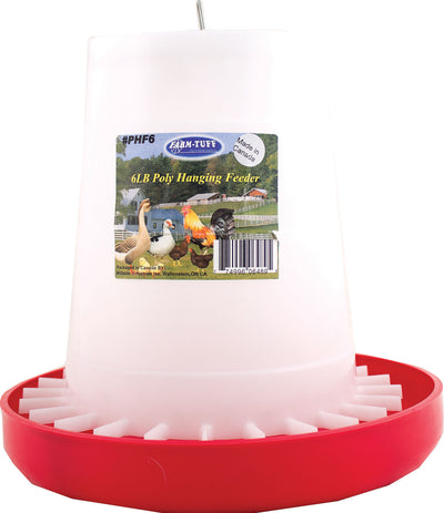 Farm-Tuff Poly Hanging Feeder, 6 lb