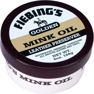 Fiebings Fiebing's Golden Mink Oil Leather Preserver, 6 oz - Conditioning