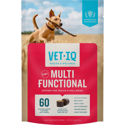Vetiq 8-in-one Multi-Benefit Soft Chew, Hickory Smoke, 60 ct - Supplements