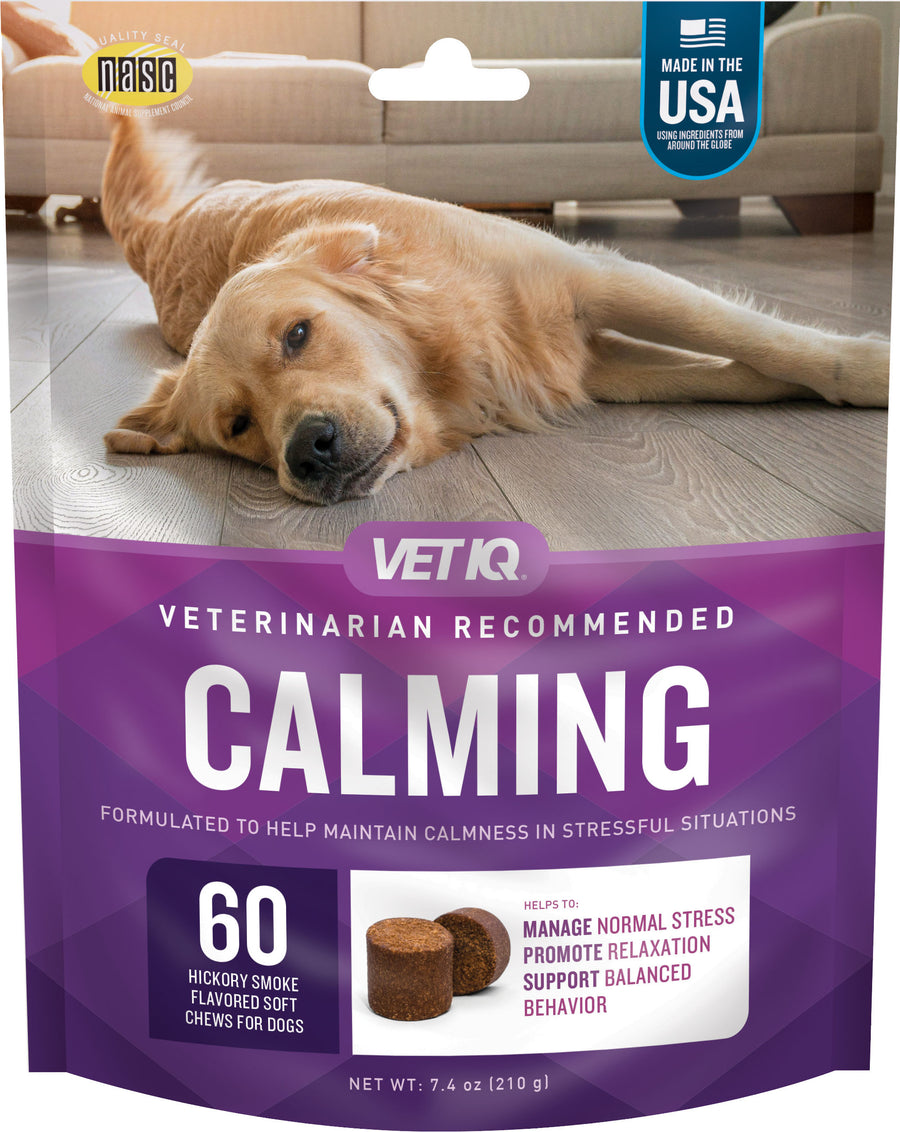 Vetiq Calming Soft Chew, Hickory Smoke, 60 ct - Supplements