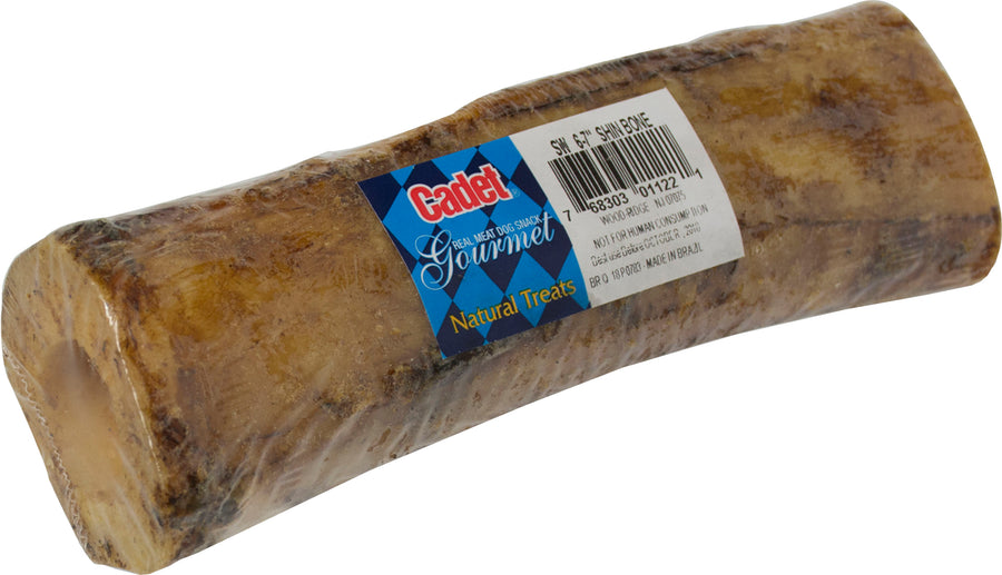 Cadet Gourmet Natural Shin Bone, 6-7 in - Rawhide/ Body Parts