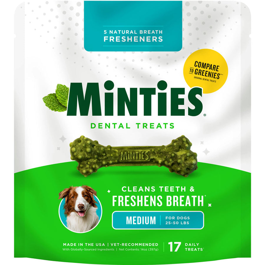 Vetiq Minties Dental Bone for Dogs, md-28 oz - Dental Care