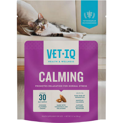 Vetiq Calm Chew Cat, Chicken, 3.7 oz - Anxiety Relief