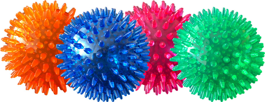 Petsport Spiky Gorilla Balls, lg-4 in - Rubber