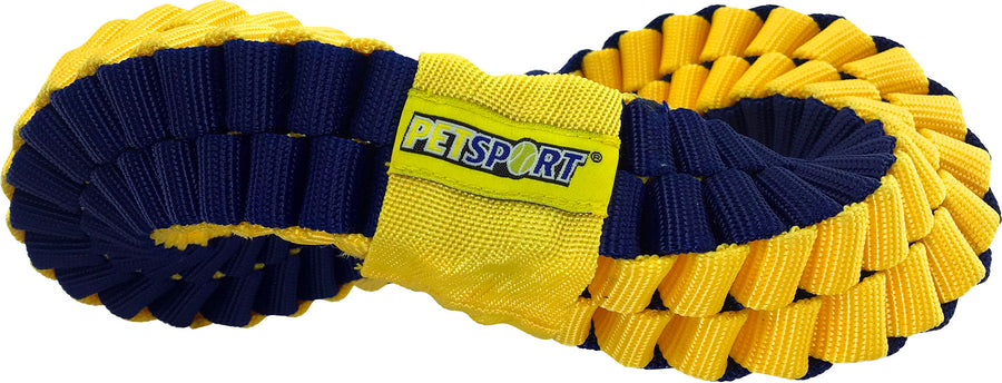 Petsport Twisted Chews Infinity Ring, 10 in - Rope