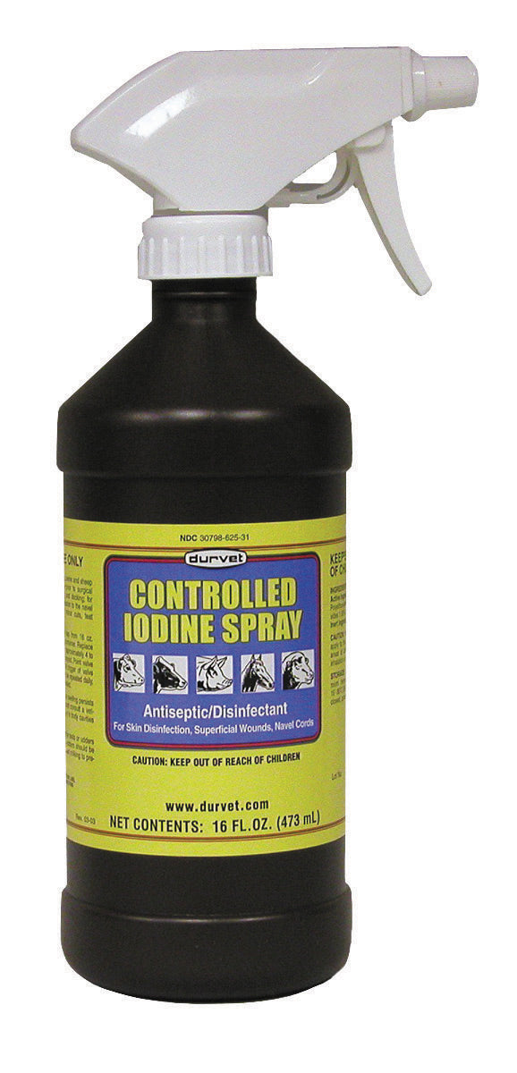 Durvet Controlled Iodine Spray, 1 pt - Clean, Sanitize & Misc