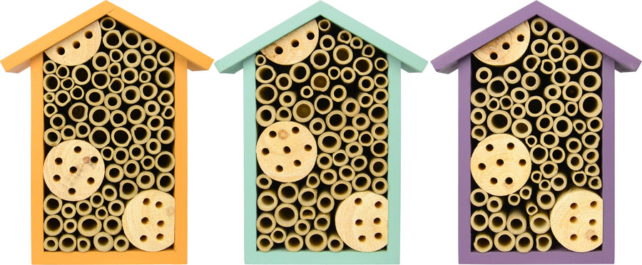 Nature's Way Better Gardens Bee House, Assorted, 8x6x3.5 in - Insect