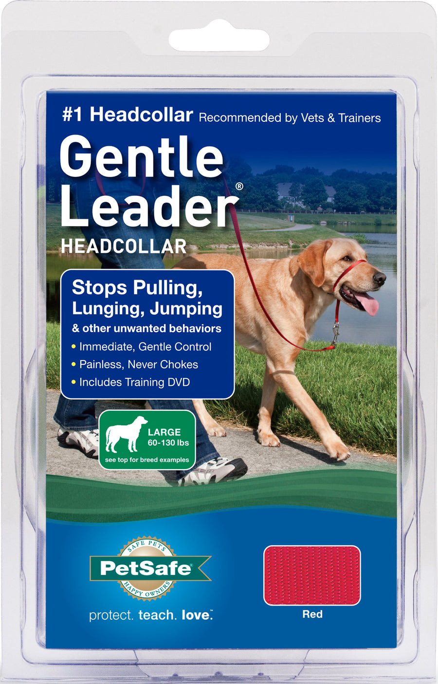 Petsafe Gentle Leader Headcollar, Red, LG - Training