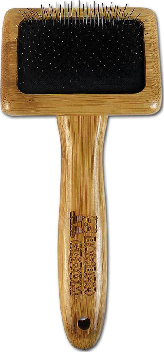 Bamboo Groom Slicker Brush, SM - Tools
