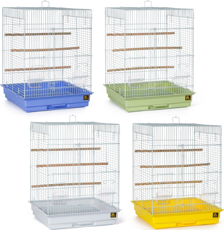 Prevue Pet Economy Parakeet/Cockatiel Cage, Assorted, 18x18x24 in - Cages