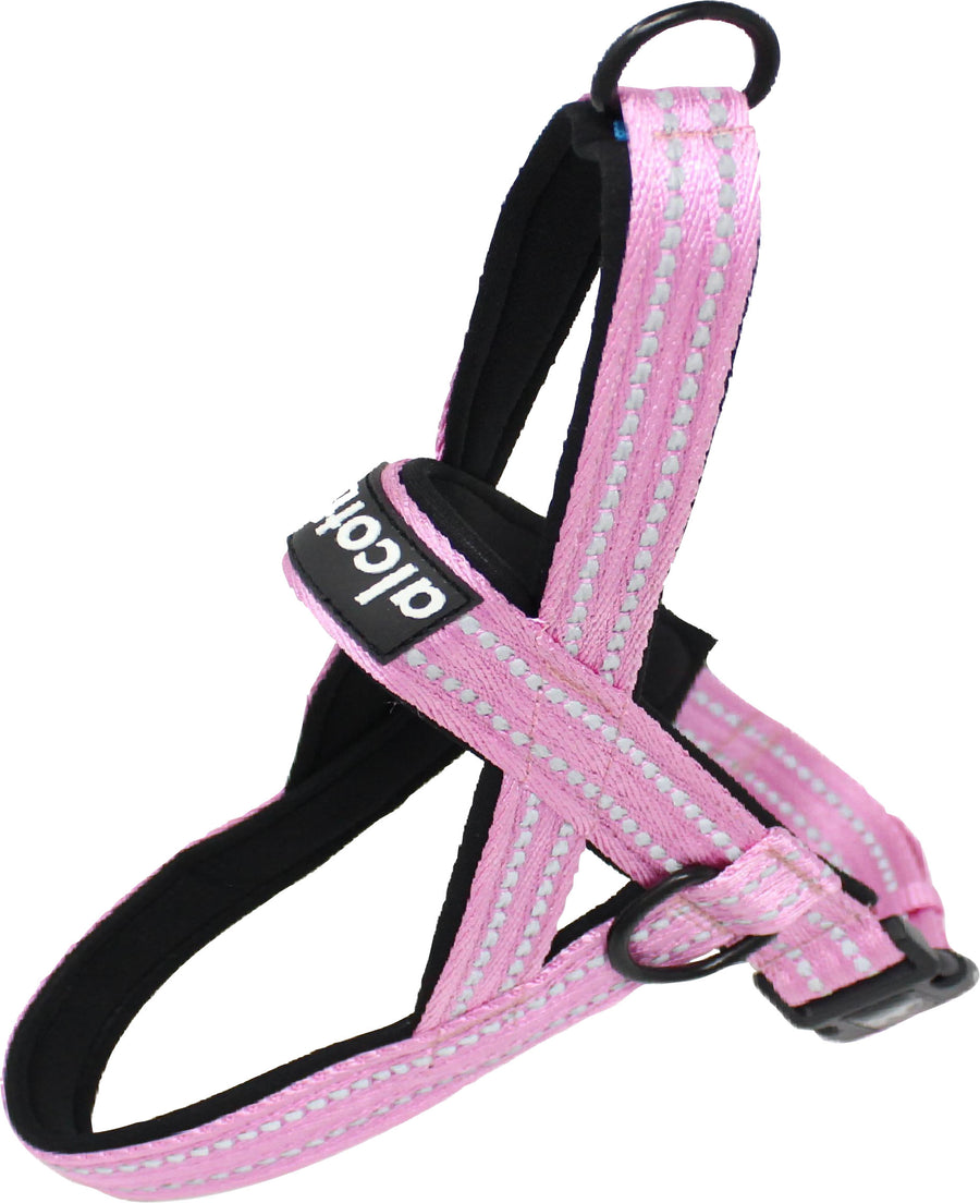 Alcott Rope Norwegian Harness, Bright Pink, MD - Harnesses
