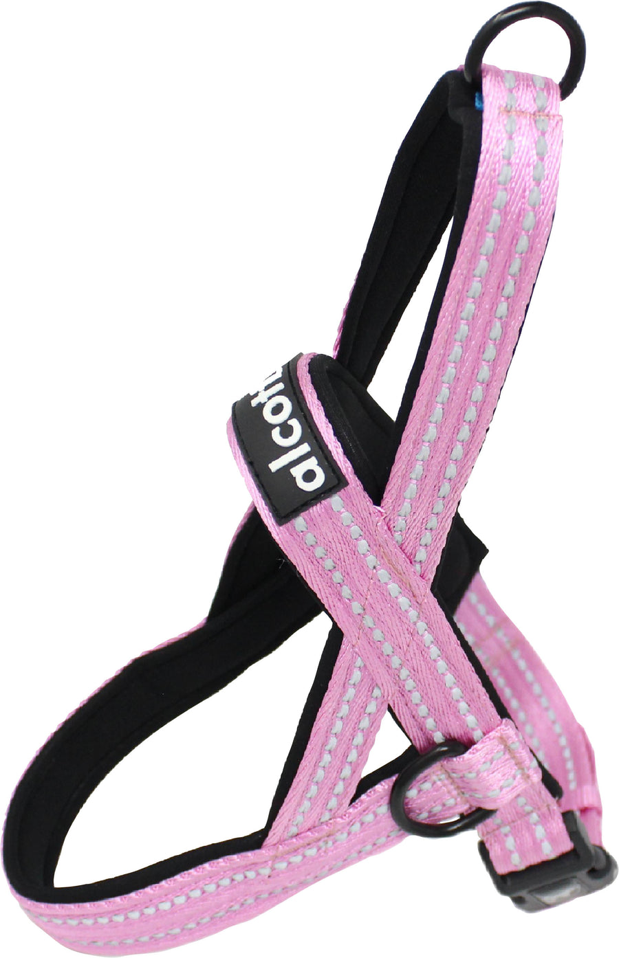 Alcott Rope Norwegian Harness, Bright Pink, LG - Harnesses