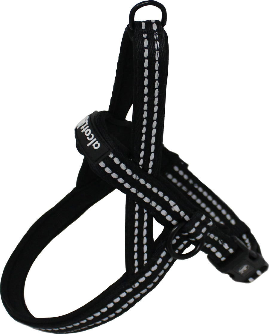Alcott Rope Norwegian Harness, Bright Black, XL - Harnesses